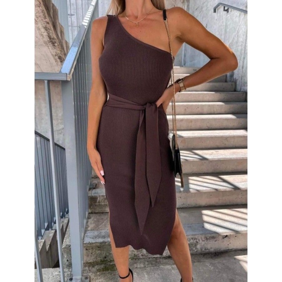 Kjoler & Nederdele Deluxe Clothing | Lee Dress Brown