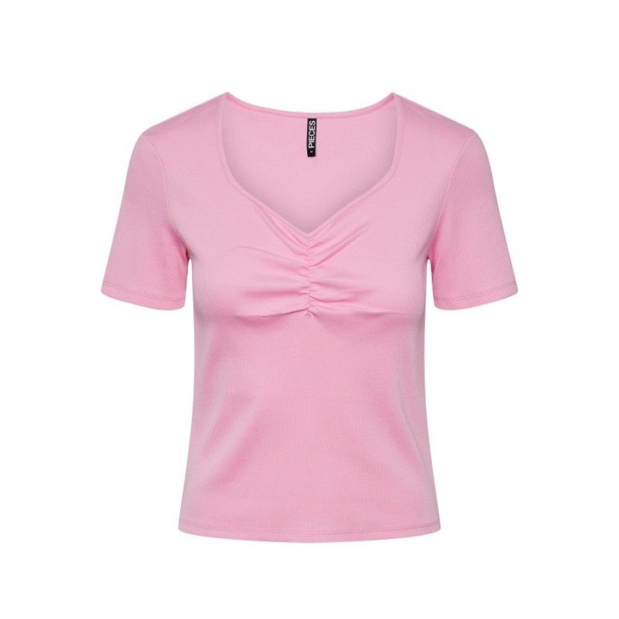 Overdele New Year | Pctania Ss Top Noos Bc Begonia Pink