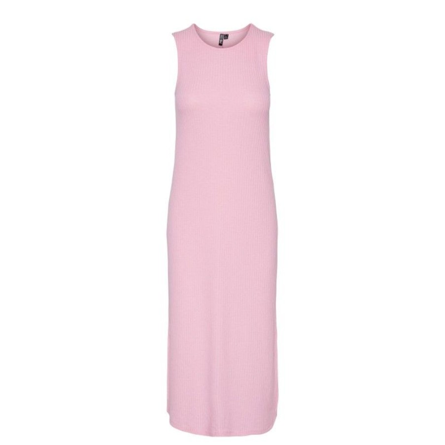 Kjoler & Nederdele Pieces | Pcmibbi Sl Midi Dress D2D Prism Pink