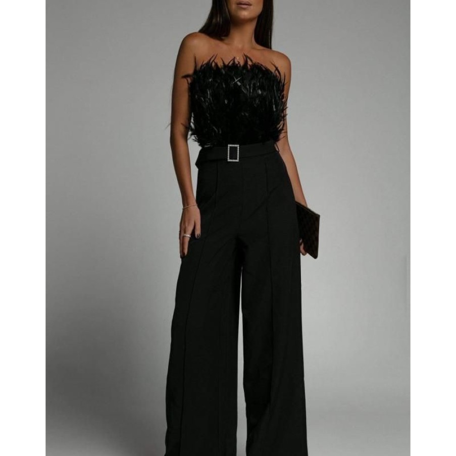 Overdele Deluxe Clothing | Style Jumpsuit Black -502229