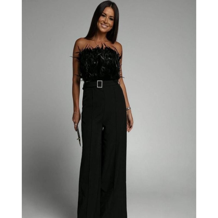 Overdele Deluxe Clothing | Style Jumpsuit Black -502229