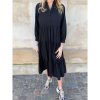 Kjoler & Nederdele Pieces | Pcbolia 3/4 Midi Dress Black