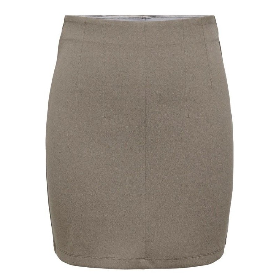 Kjoler & Nederdele New Year | Jdygeggo Fitted Skirt Jrs Driftwood