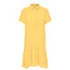 Kjoler & Nederdele JDY | Jdylion S/S Placket Dress Wvn Lemon Drop