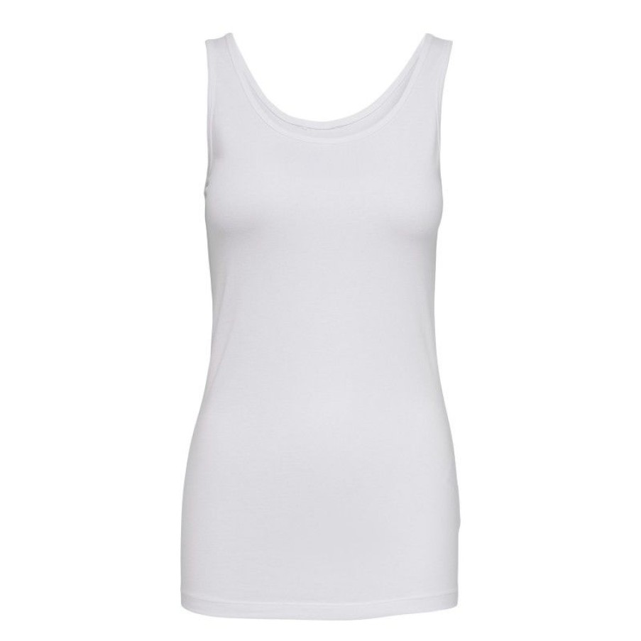 Overdele New Year | Jdyava S/L Tank Top 180 Jrs Noos White