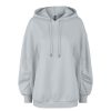 Overdele Pieces | Pcfranci Ls Long Sweat Bc Light Grey Melange