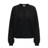 Overdele Deluxe Clothing | Jdysigrid Life L/S Cable Cardigan Knt Black