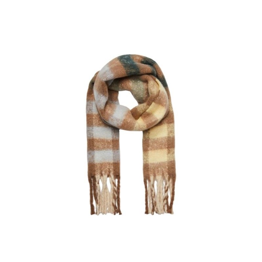 Accessories Pieces | Pcnadah Long Scarf Bc Double Cream