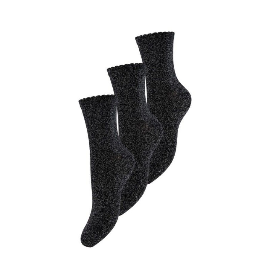 Accessories New Year | Pcsebby Glitter Long 3-Pack Socks Noos