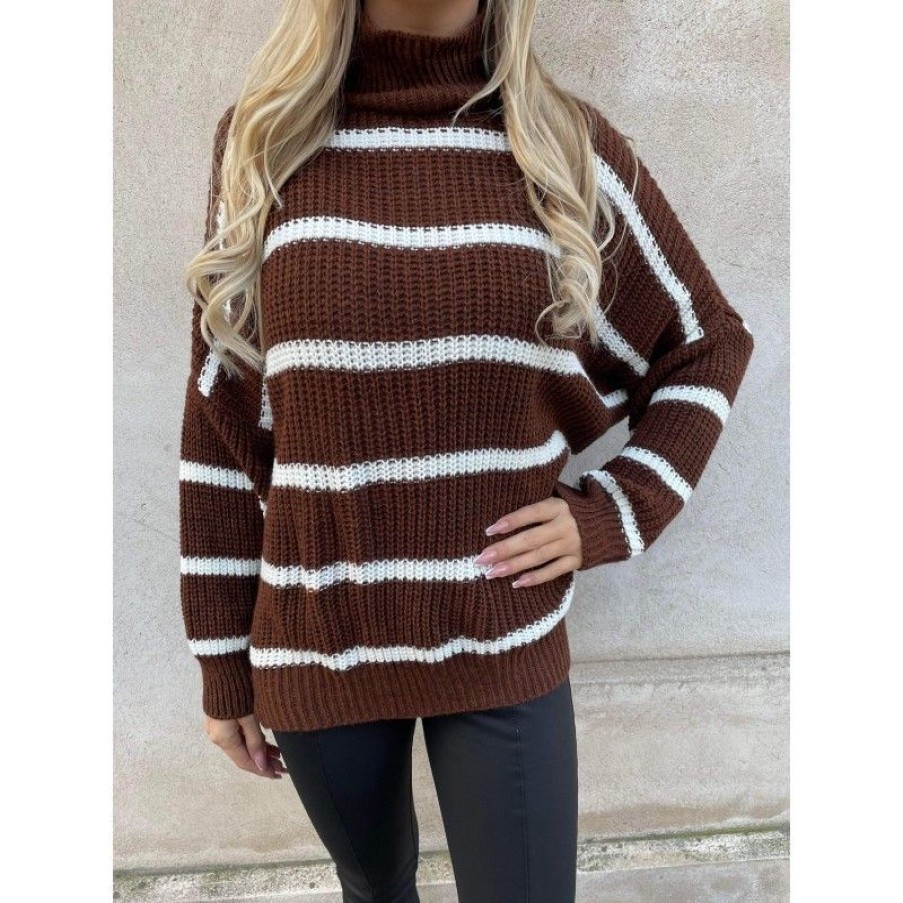 Overdele Deluxe Clothing | Alma Sweat Brown