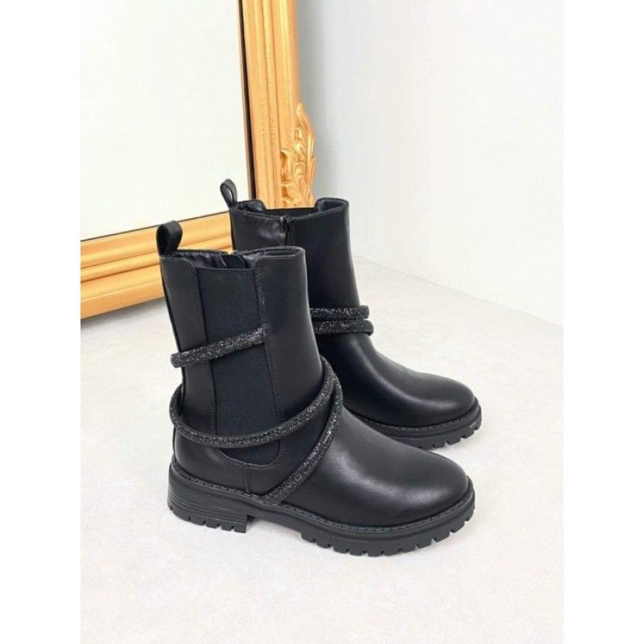 Sko Deluxe Clothing | Majda Black Boots