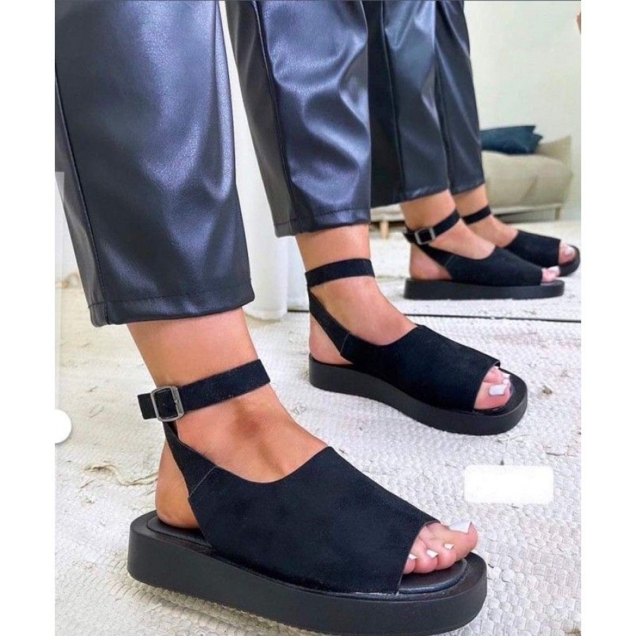 Sko Deluxe Clothing | Monik Black Sandal