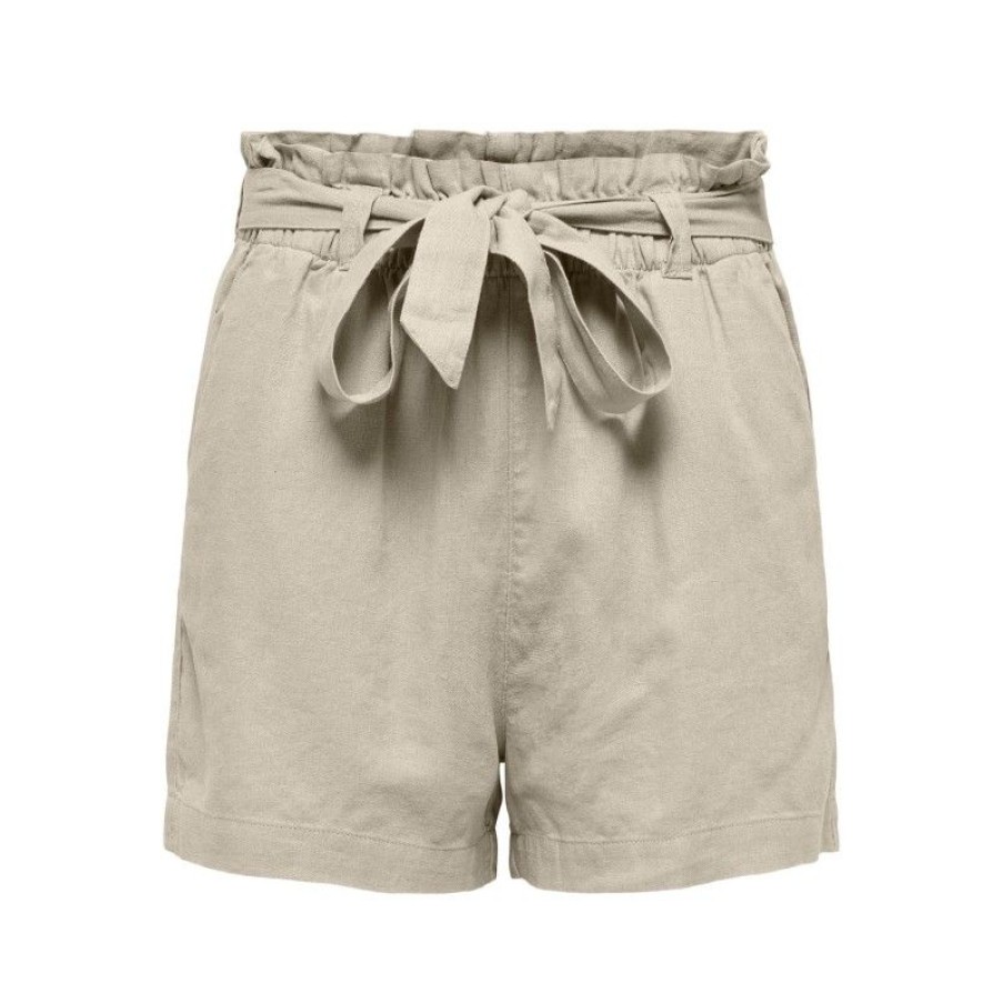 Underdele New Year | Jdysay Mw Linen Shorts Wvn Noos Oatmeal