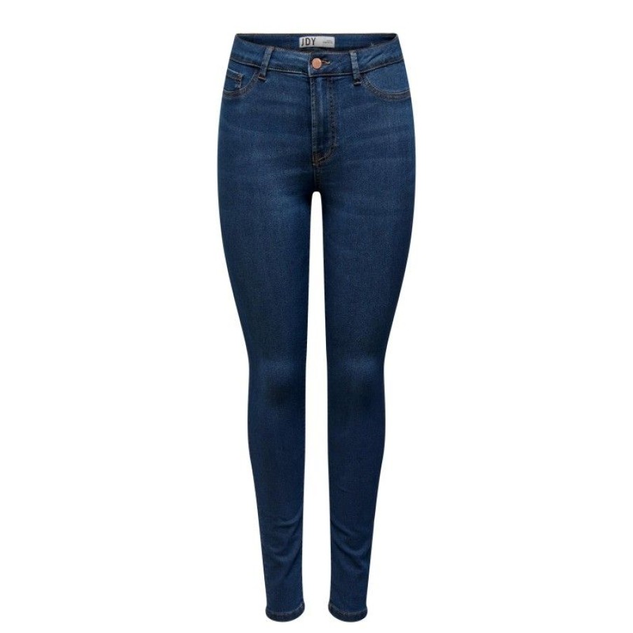 Underdele Deluxe Clothing | Jdytulga High Skinny Db Dnm Noos Dark Blue Denim