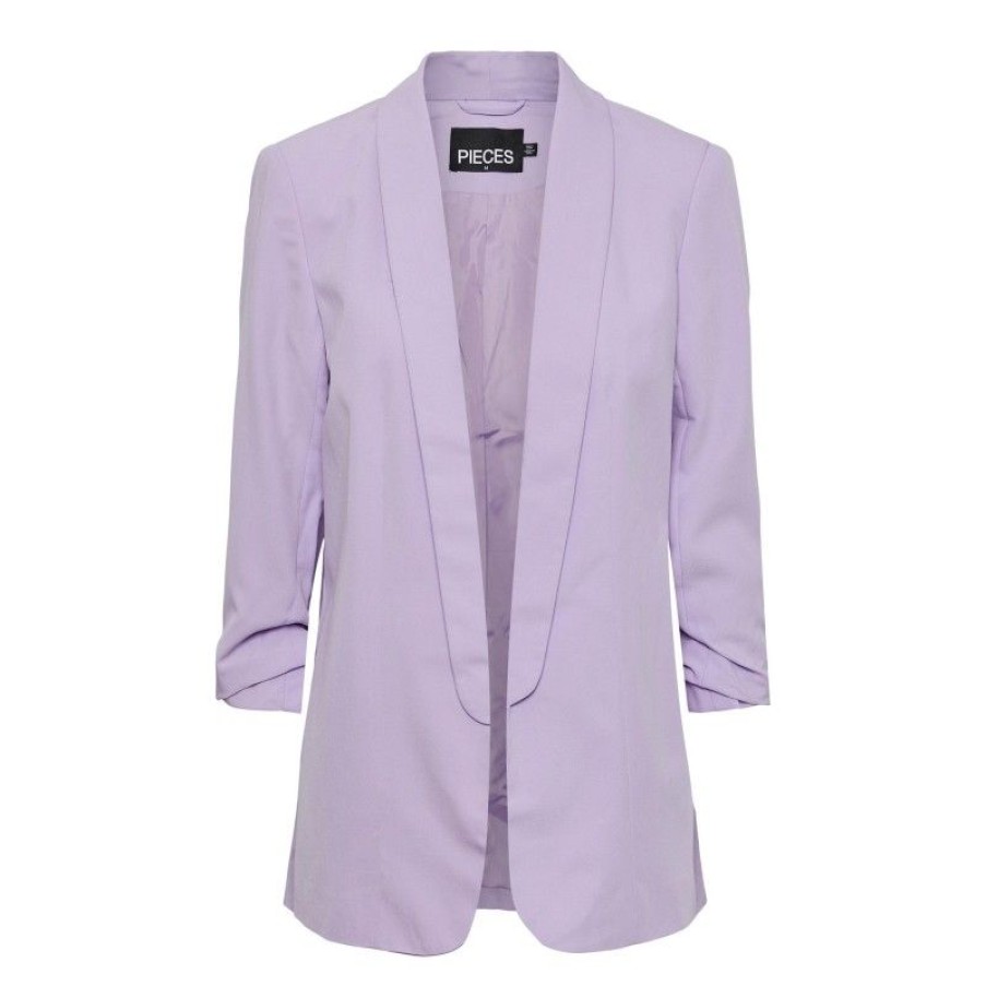 Jakker&Veste Pieces | Pcboss 3/4 Blazer Noos Purple Rose