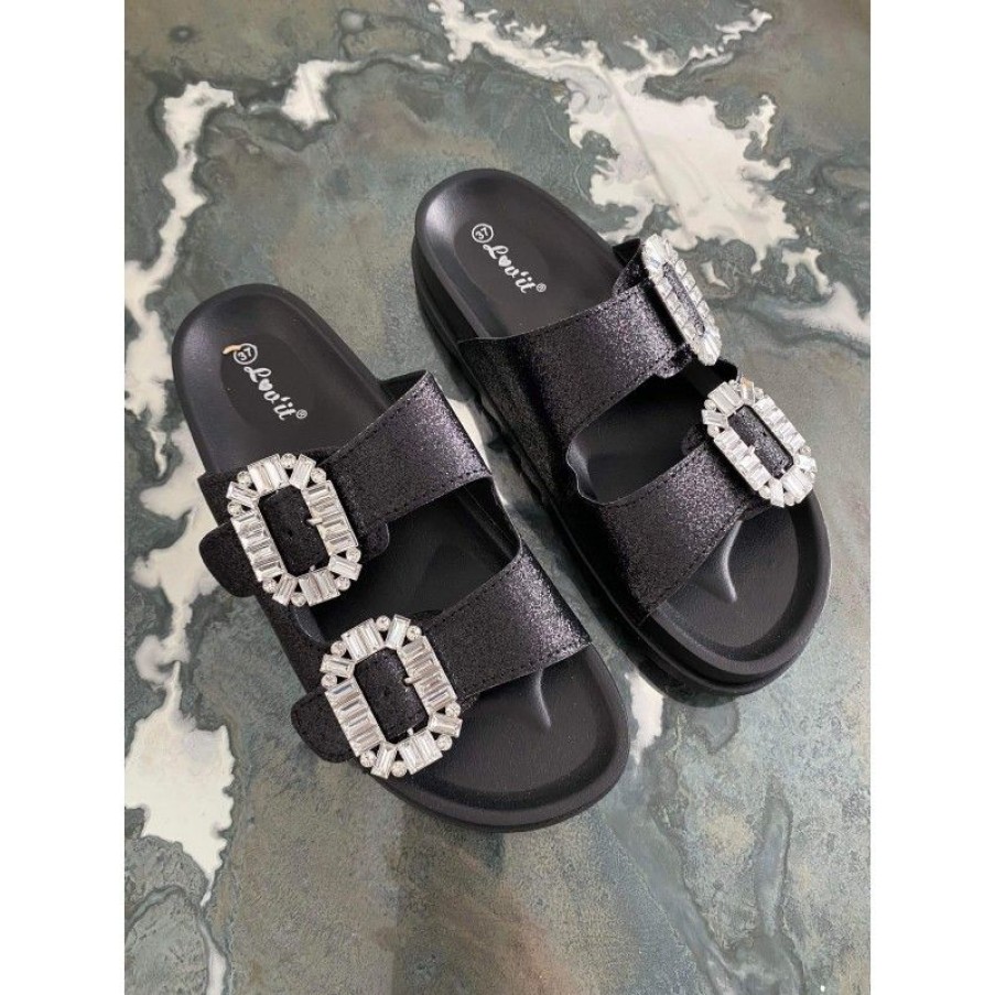 Sko New Year | Hilde Slippers Black