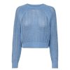 Overdele JDY | Jdyrocka L/S Short Pullover Knt Little Boy Blue