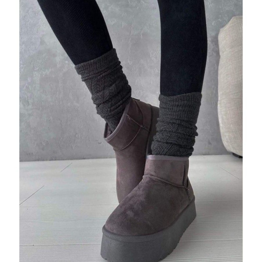 Sko Deluxe Clothing | Marian Boots Grey