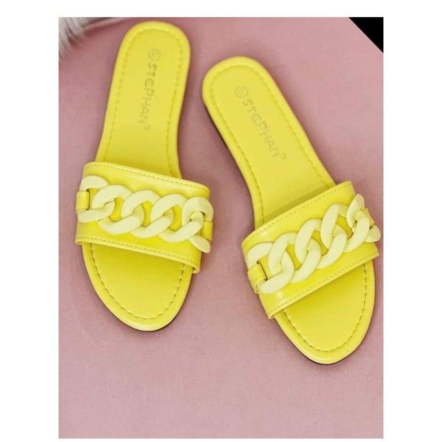 Sko Deluxe Clothing | Nina Slippers Yellow