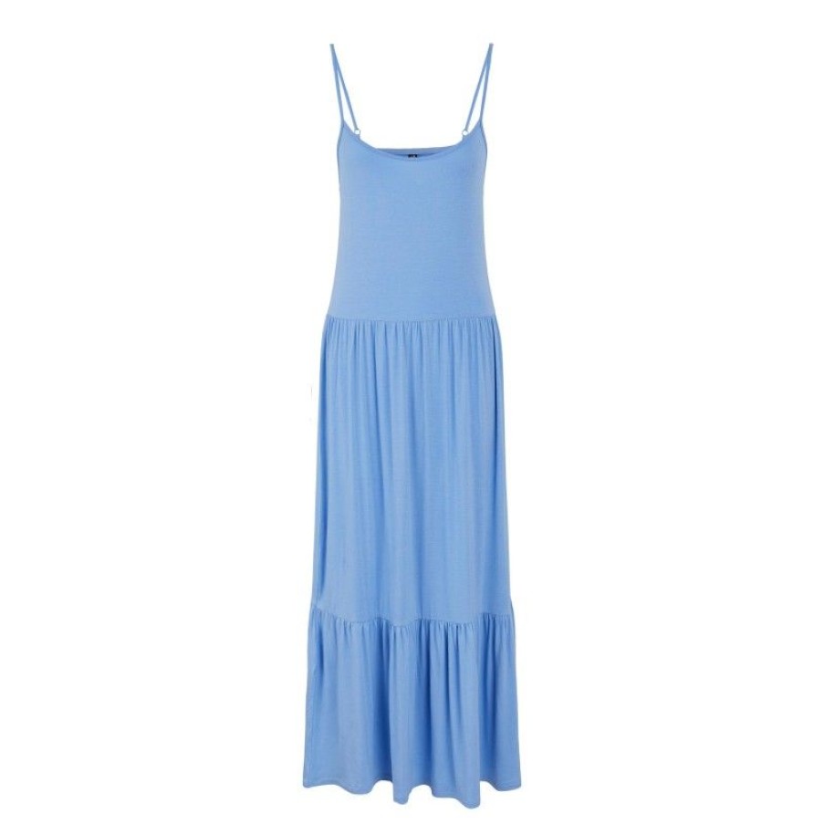 Kjoler & Nederdele Pieces | Pcosine Strap Long Dress Cp Bc Vista Blue