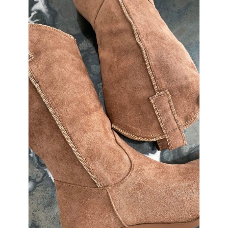 Sko Deluxe Clothing | Kamil Stone Boots Camel