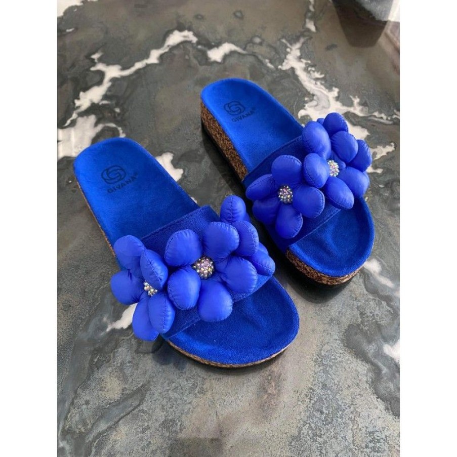 Sko New Year | Neeta Slippers Blue