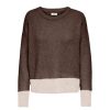 Overdele JDY | Jdyhudson Life L/S Pullover Knt Chocolate Brown