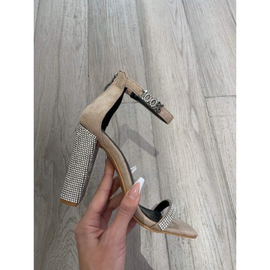 Sko Deluxe Clothing | Goia Heels Nude