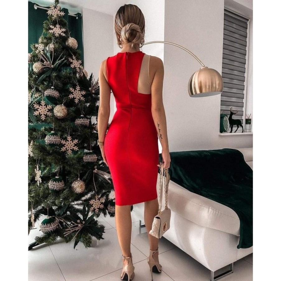 Kjoler & Nederdele New Year | Zmilla Bandage Dress Red 609730