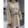 Overdele Deluxe Clothing | Klova Knit Dress Creme 2422