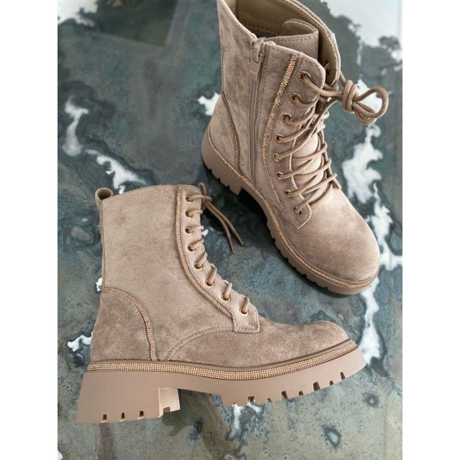 Sko Deluxe Clothing | Naoma Boots Beige