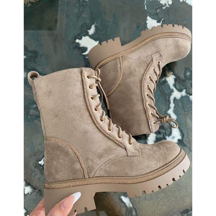 Sko Deluxe Clothing | Naoma Boots Beige