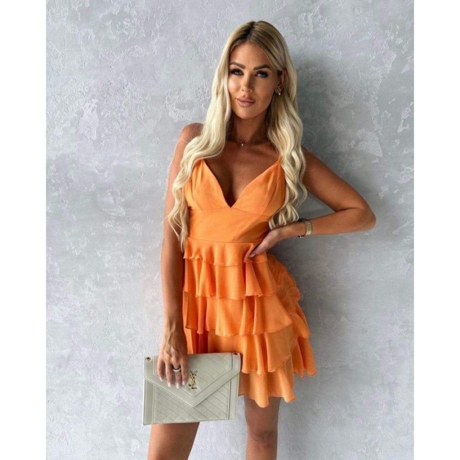 Kjoler & Nederdele New Year | Linaa Dress Orange -L1085