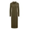 Kjoler & Nederdele Pieces | Pcfemke Ls Midi Dress Bc Dark Olive