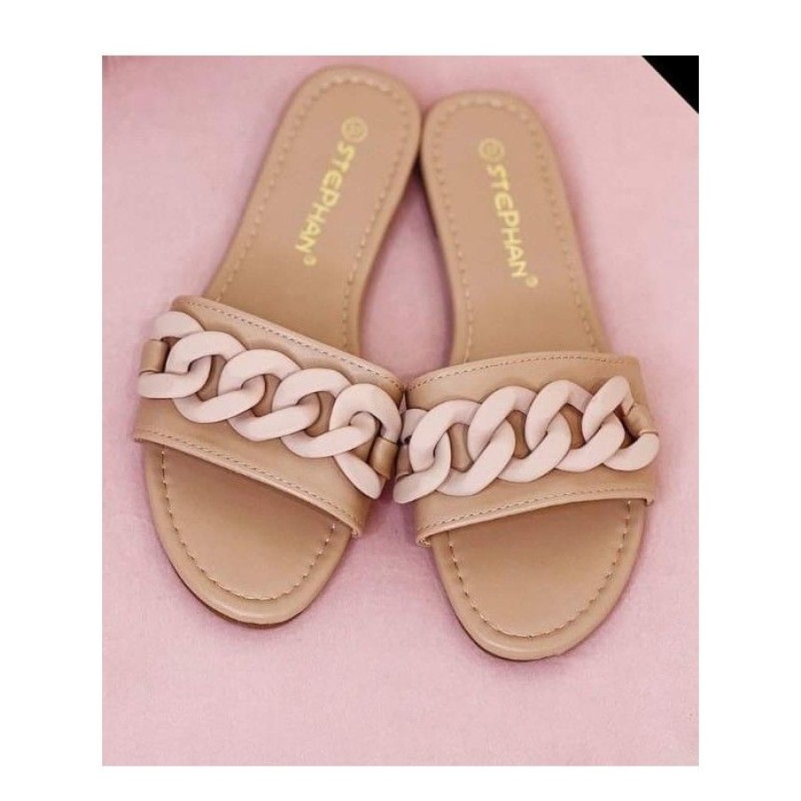 Sko Deluxe Clothing | Nina Slippers Nude