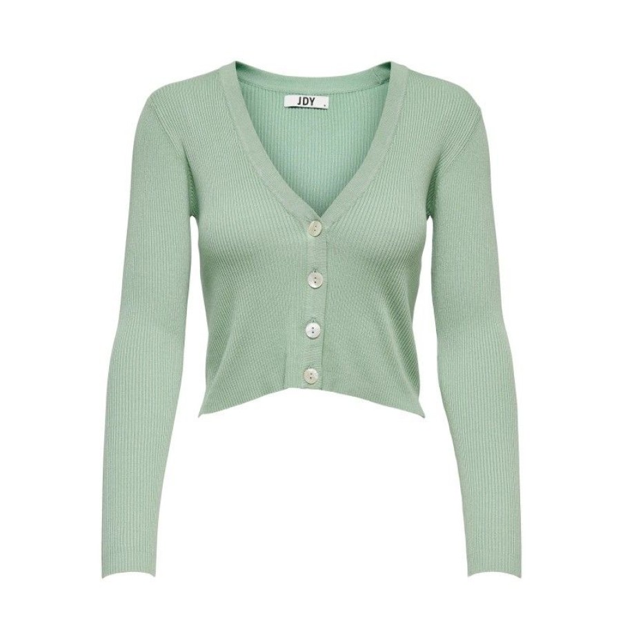 Overdele JDY | Jdydonnel L/S Cardigan Noos Knt Frosty Green